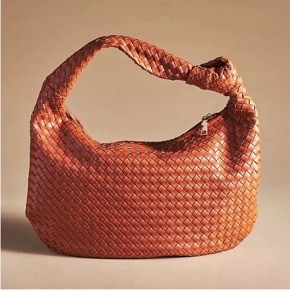 Melie Bianco Handbags - Anthropologie The Brigitte Satchel by Melie Bianco in Tan